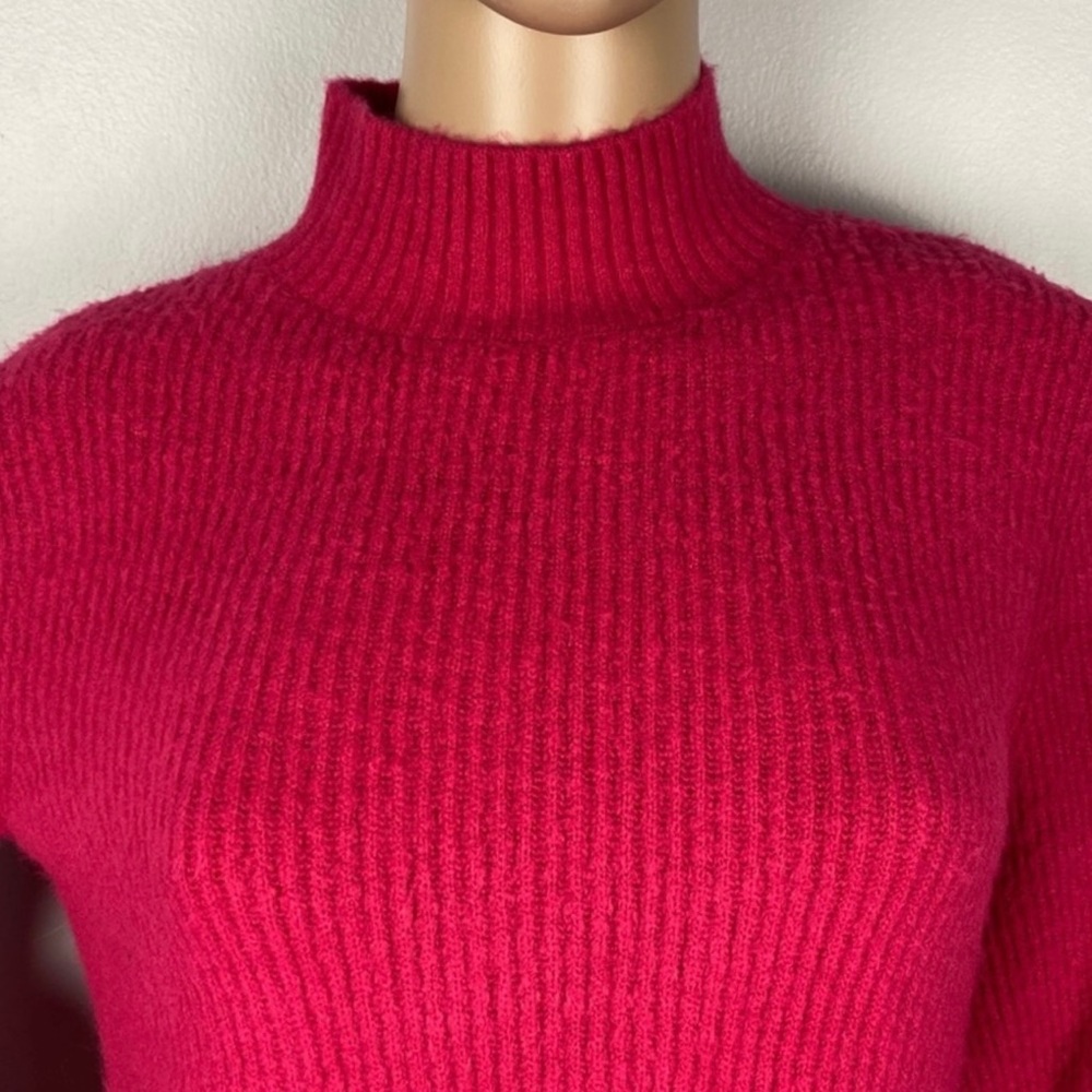 NEW RACHEL RACHEL ROY PINK MOCK NECK SWEATER - Picture 3 of 7